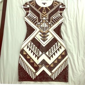 Fully sequined bodycon dress by Express NEW size M